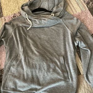 Women's Gray Hooded Sweatshirt